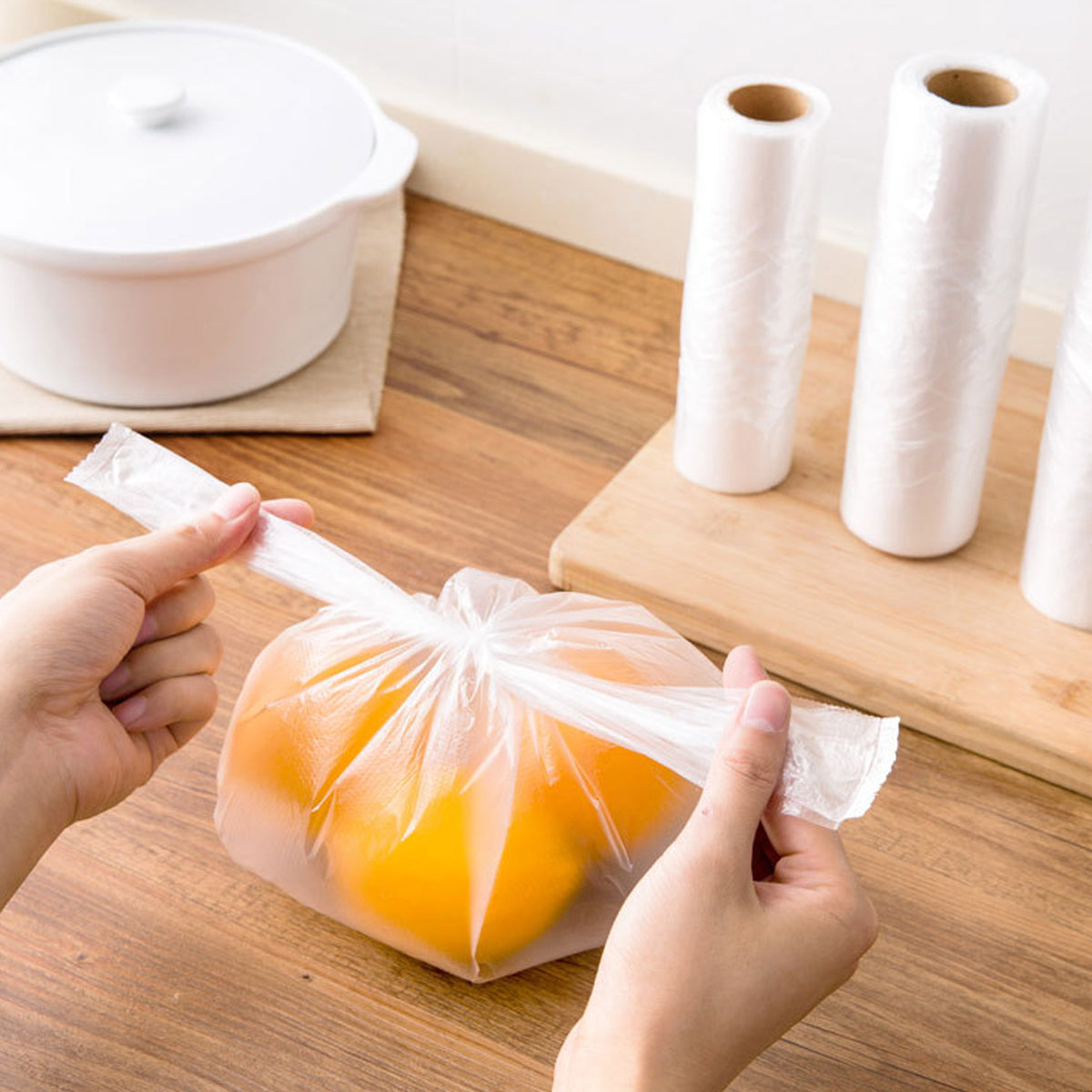 Food Storage Bag Rolls Two Widths Organiser | StorageOZ