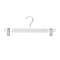 10 Pcs Wooden Clip Pants Hangers Two Finishes | StorageOZ