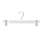 10 Pcs Wooden Clip Pants Hangers Two Finishes | StorageOZ