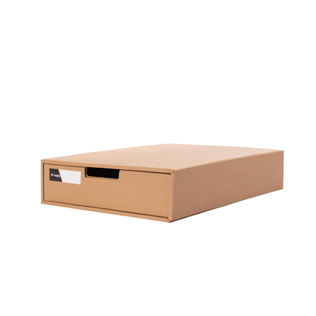 3 Pcs Paper Drawer Boxes Two Colours Set | StorageOZ