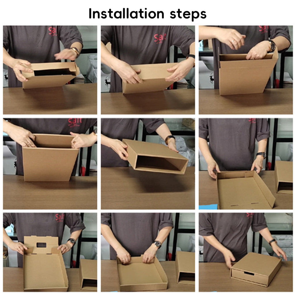 3 Pcs Paper Drawer Boxes Two Colours Set | StorageOZ