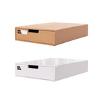 3 Pcs Paper Drawer Boxes Two Colours Set | StorageOZ
