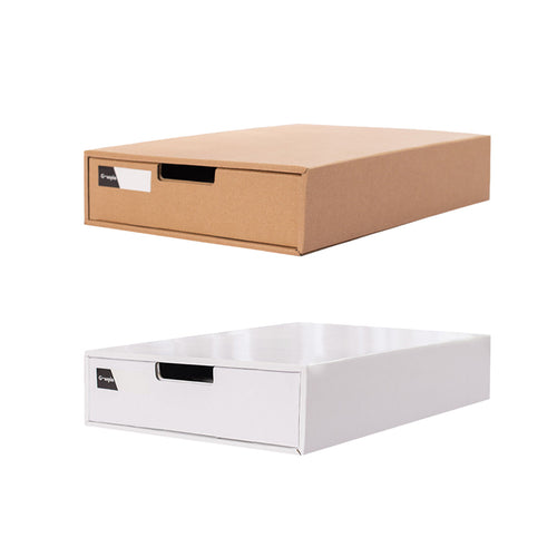 3 Pcs Paper Drawer Boxes Two Colours Set | StorageOZ
