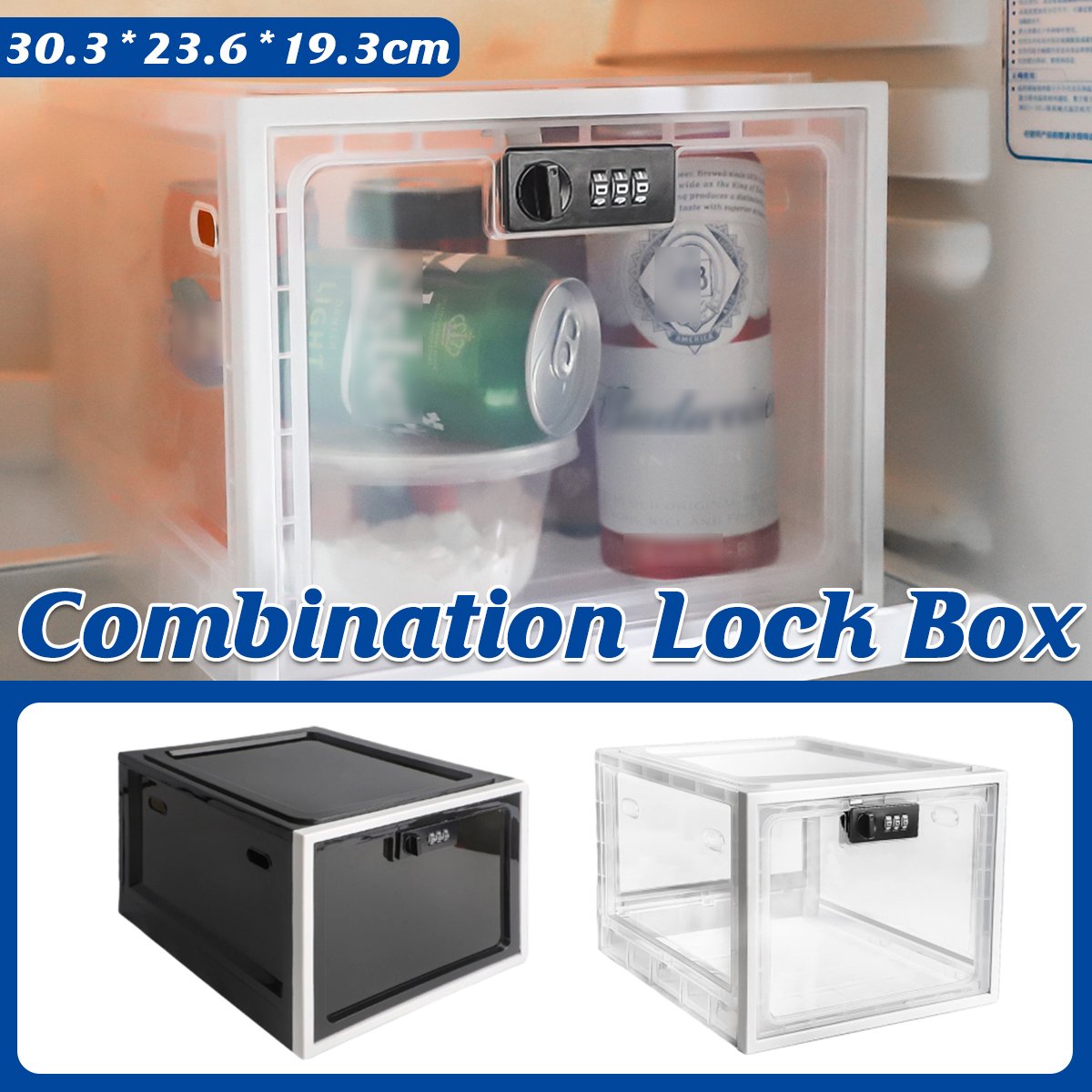 Password Lock Boxes Two Colours Organiser | StorageOZ