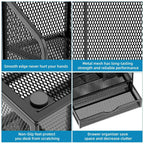 Black Desk Pen Holder Storage Cup Organiser | StorageOZ