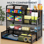 Black Desk Pen Holder Storage Cup Organiser | StorageOZ
