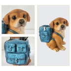 Blue Dog Shape Desk Pen Holder Organiser | StorageOZ