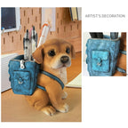 Blue Dog Shape Desk Pen Holder Organiser | StorageOZ