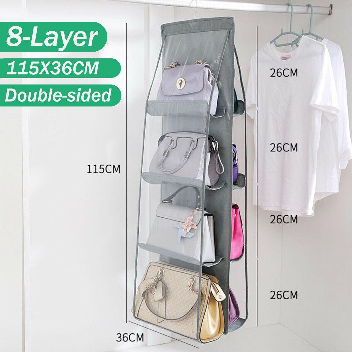 8 Pocket Hanging Storage Bag Three Colours | StorageOZ