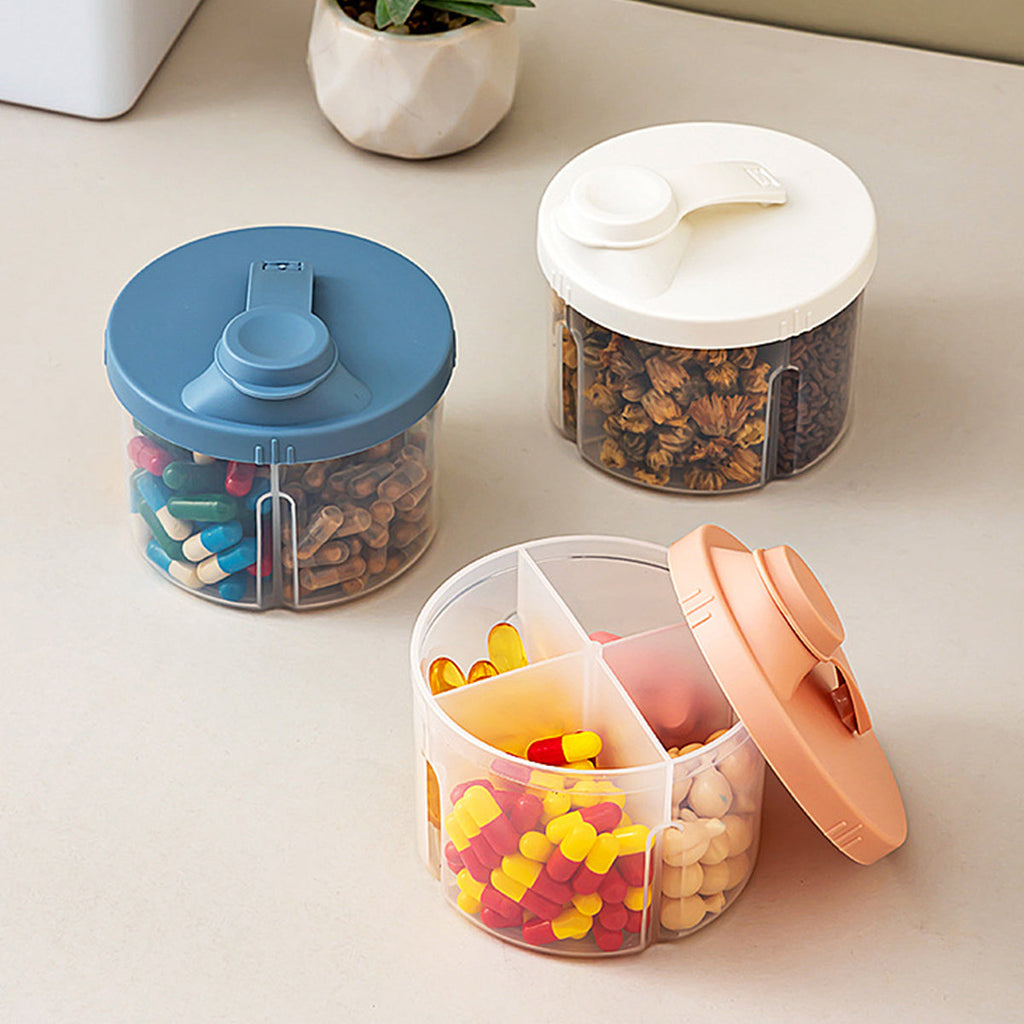 3 Pcs Portable Pill Organisers Three Colours | StorageOZ