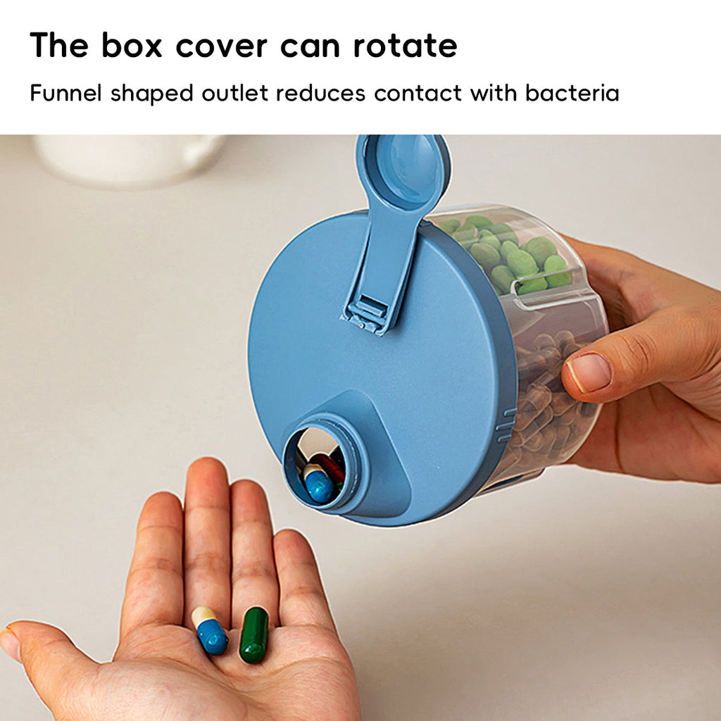 3 Pcs Portable Pill Organisers Three Colours | StorageOZ