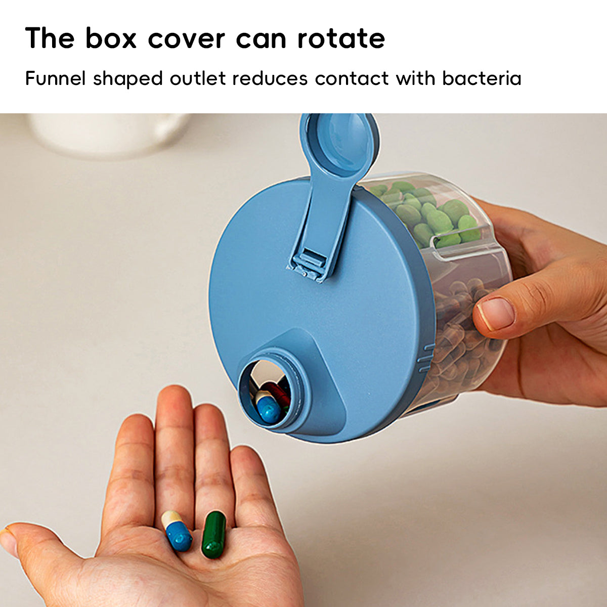 3 Pcs Portable Pill Organisers Three Colours | StorageOZ