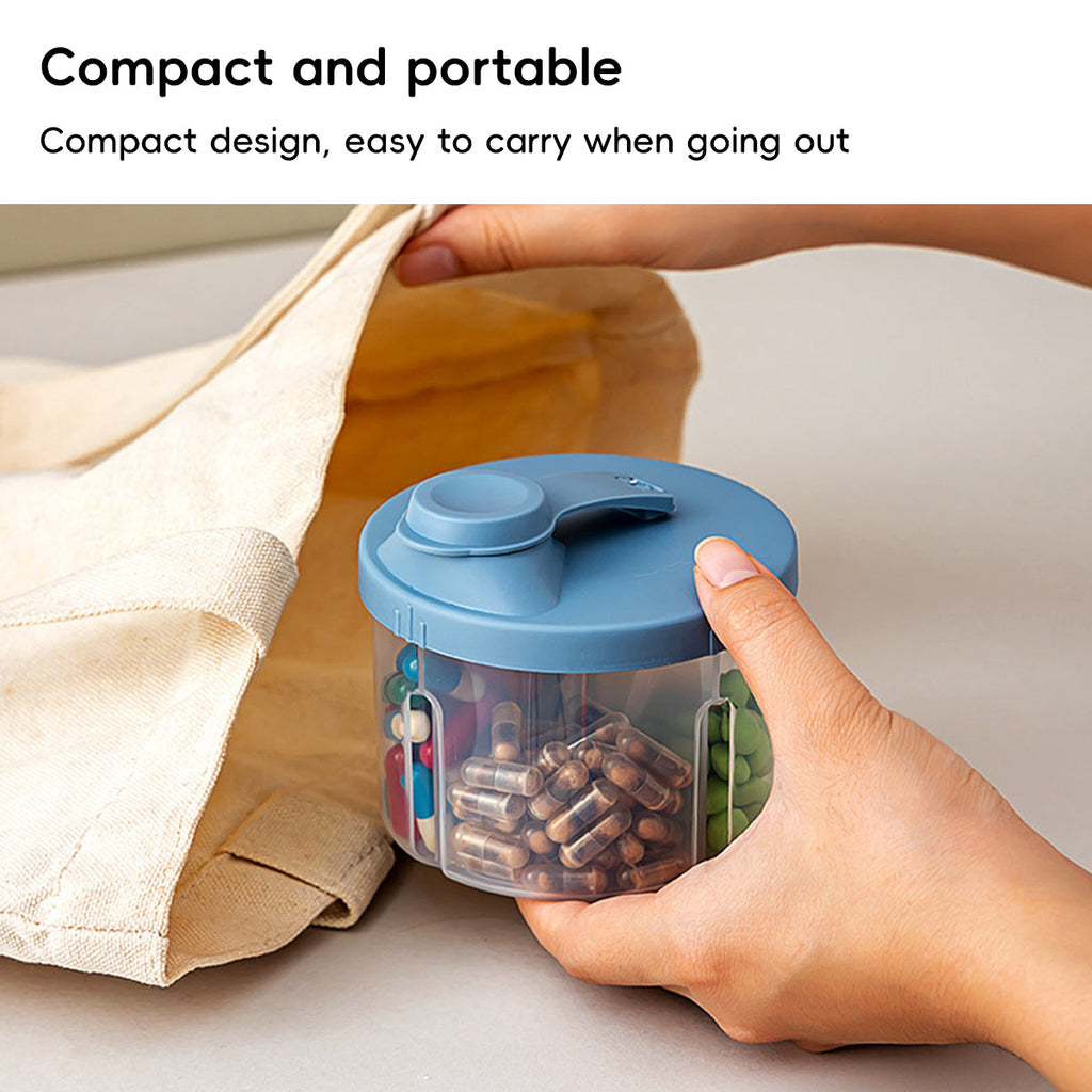 3 Pcs Portable Pill Organisers Three Colours | StorageOZ