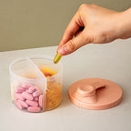 3 Pcs Portable Pill Organisers Three Colours | StorageOZ