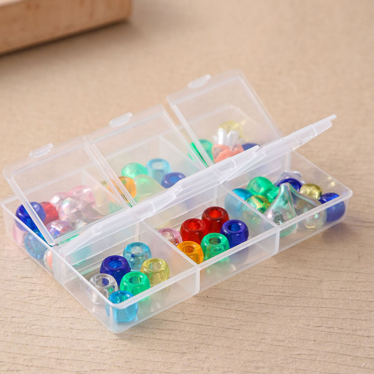 30 Pcs 6 Cell Parts Boxes Two Sizes Rack | StorageOZ