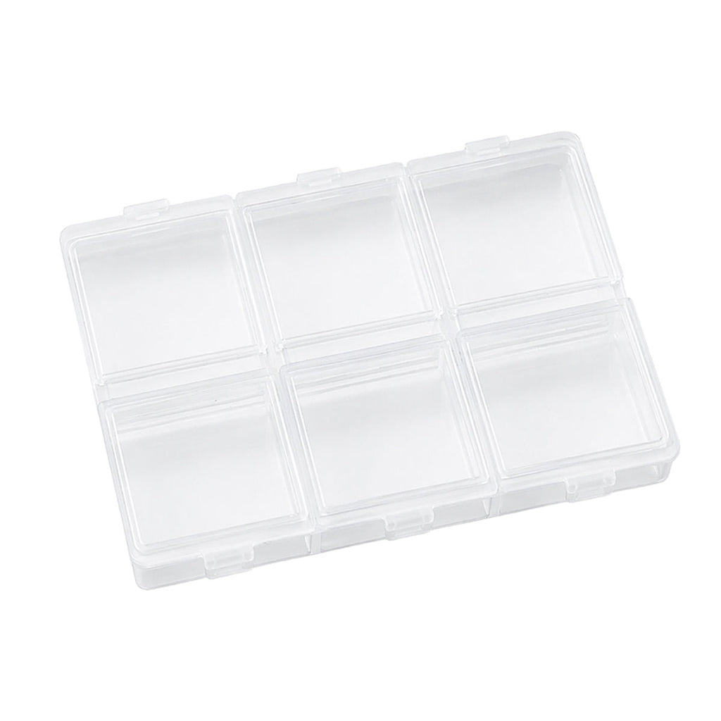 30 Pcs 6 Cell Parts Boxes Two Sizes Rack | StorageOZ