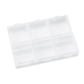 30 Pcs 6 Cell Parts Boxes Two Sizes Rack | StorageOZ