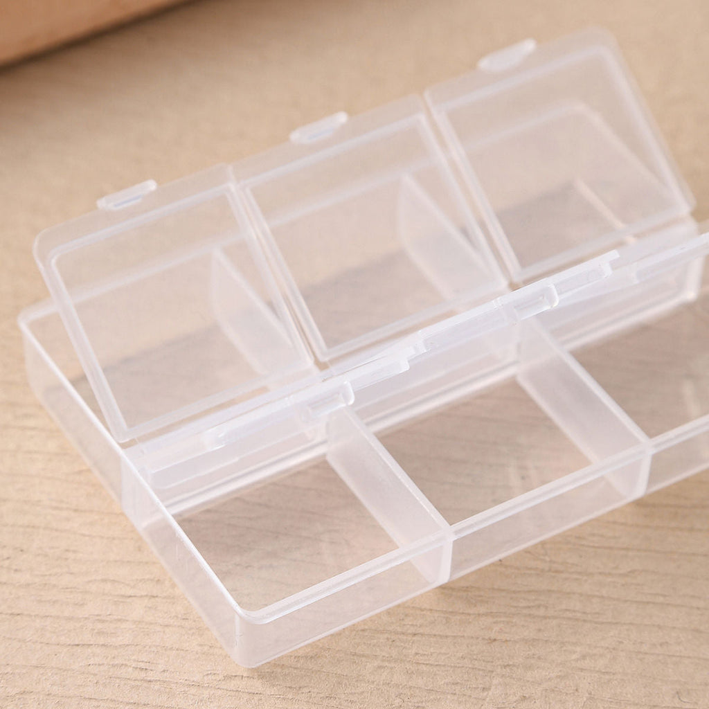 30 Pcs 6 Cell Parts Boxes Two Sizes Rack | StorageOZ