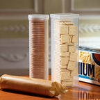 6 Pcs Airtight Jars Round or Square Rack | StorageOZ