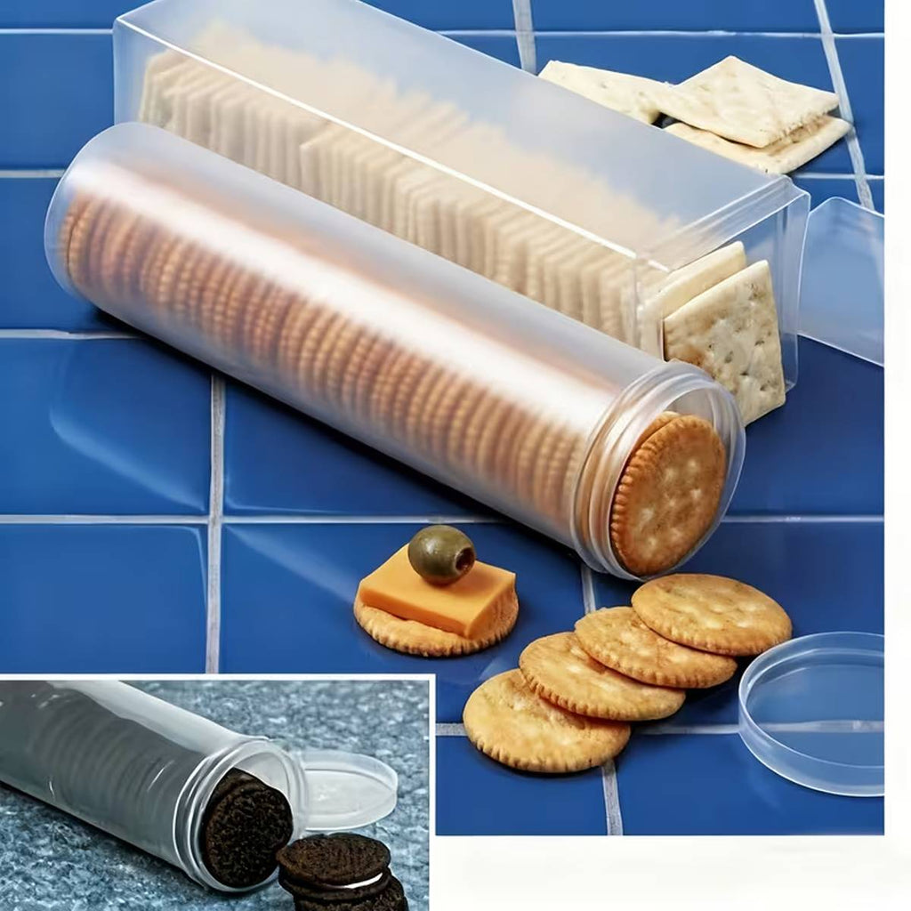 6 Pcs Airtight Jars Round or Square Rack | StorageOZ