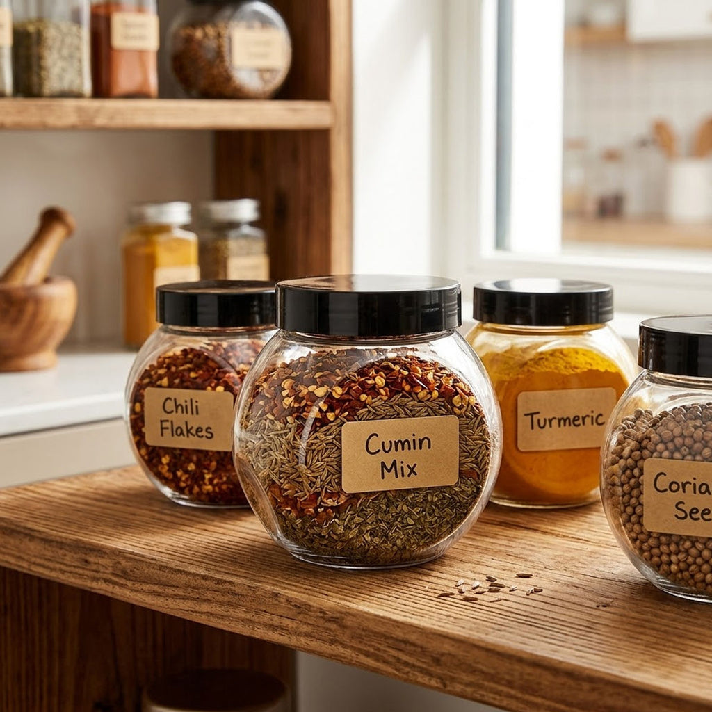Spice Jars Two Colours Kitchen Organiser | StorageOZ
