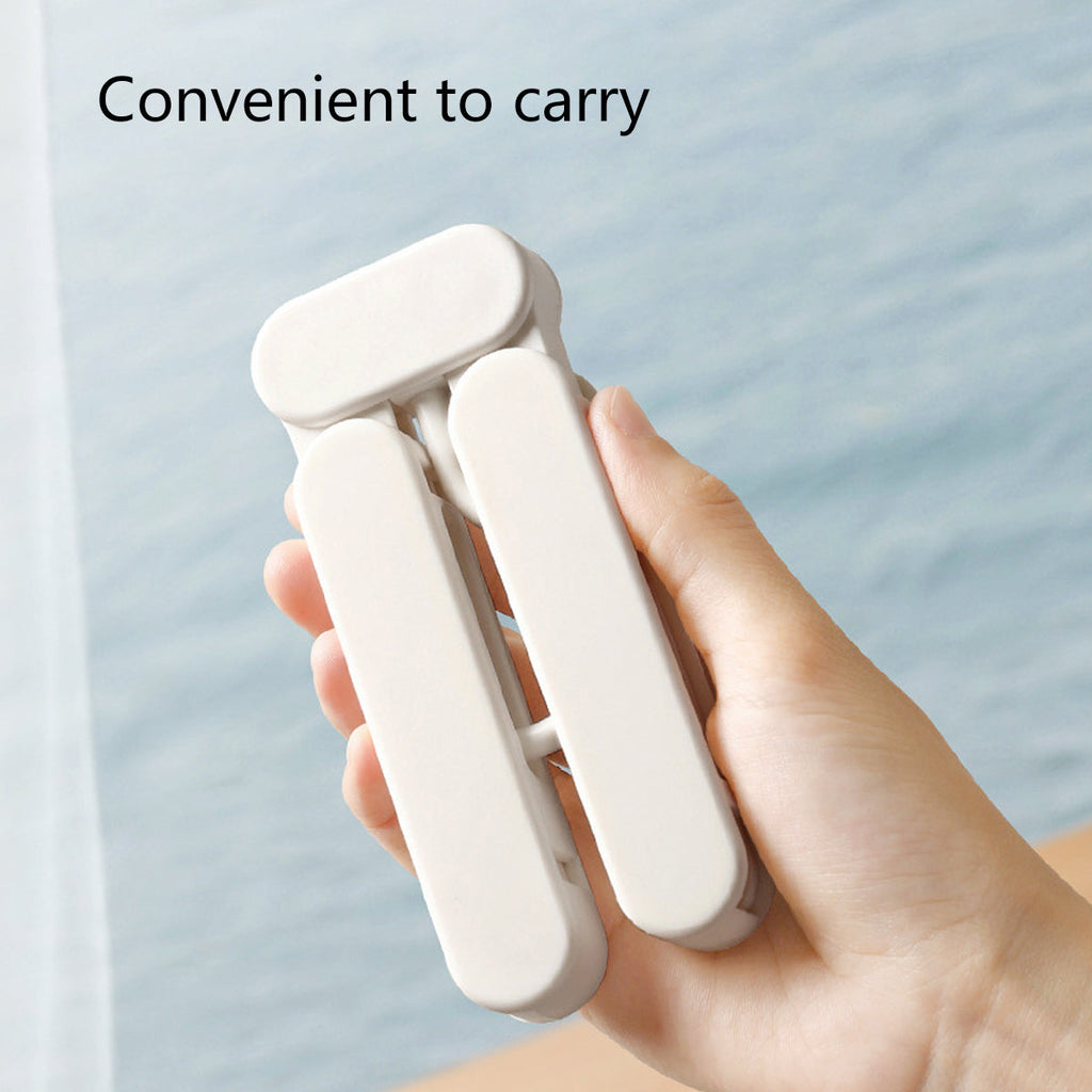 5 Pcs Foldable Plastic Hangers Two Styles | StorageOZ