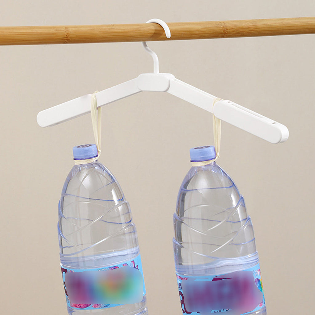 5 Pcs Foldable Plastic Hangers Two Styles | StorageOZ