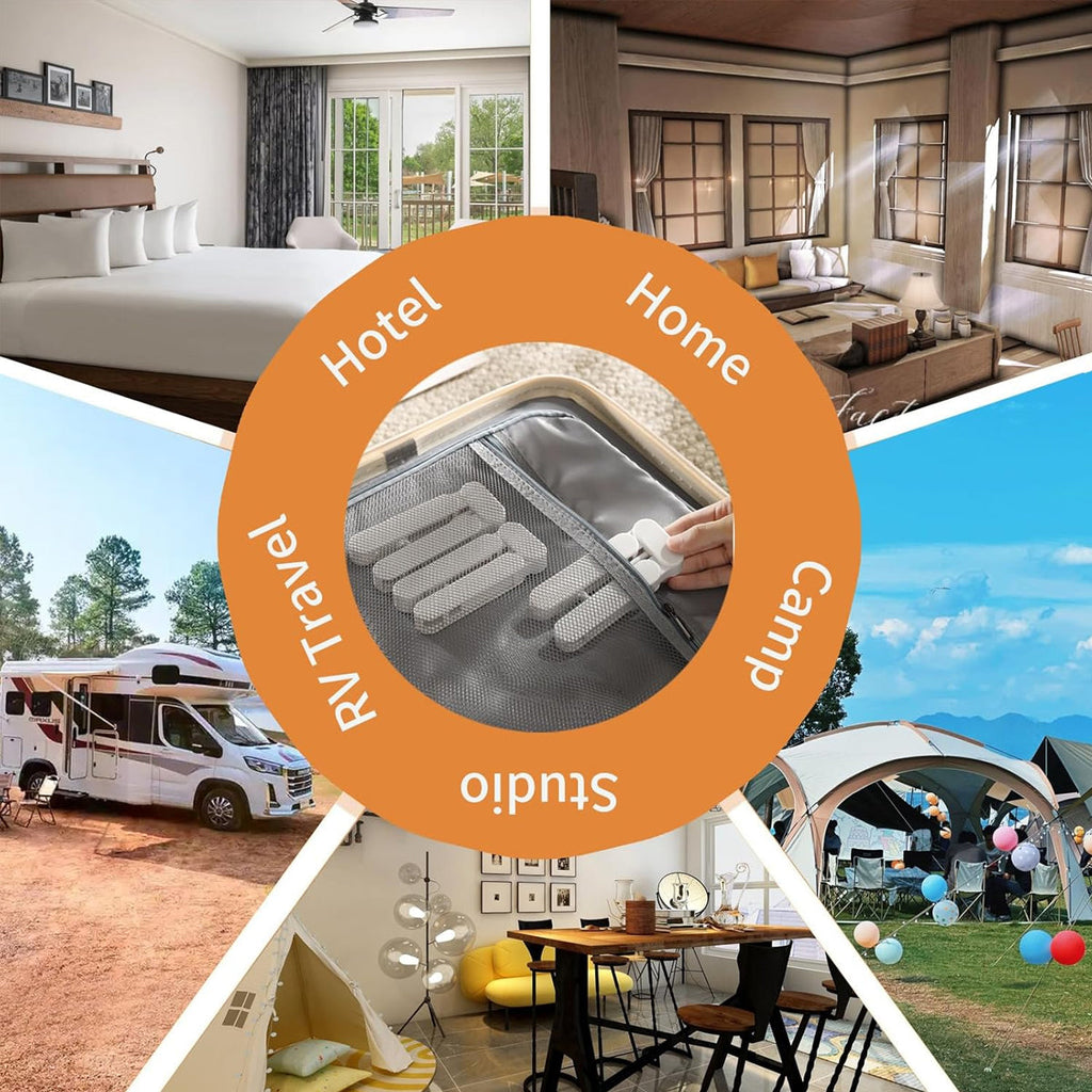 5 Pcs Foldable Plastic Hangers Two Styles | StorageOZ