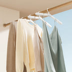 5 Pcs Foldable Plastic Hangers Two Styles | StorageOZ