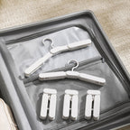 5 Pcs Foldable Plastic Hangers Two Styles | StorageOZ