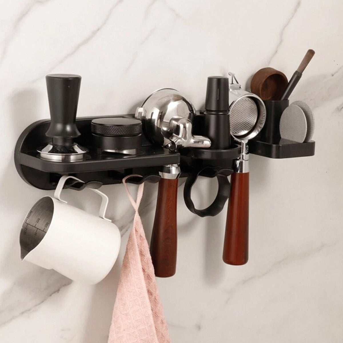 Wall Portafilter Holder Three Sizes Rack | StorageOZ