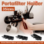 Wall Portafilter Holder Three Sizes Rack | StorageOZ