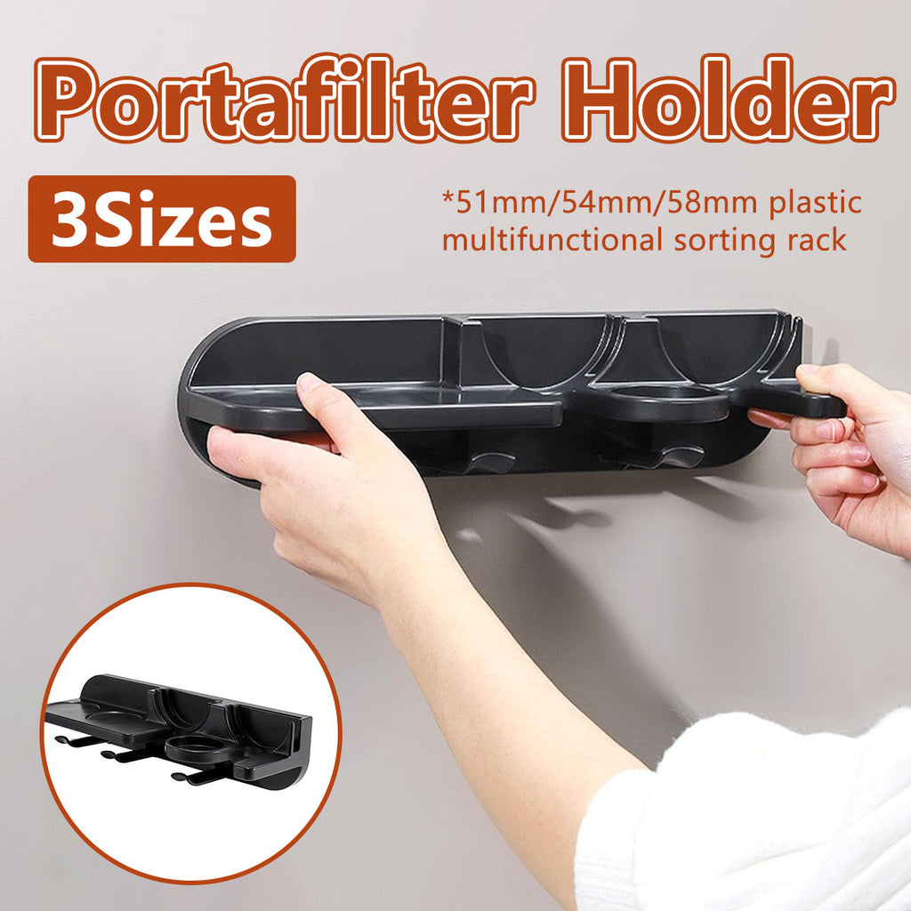 Wall Portafilter Holder Three Sizes Rack | StorageOZ