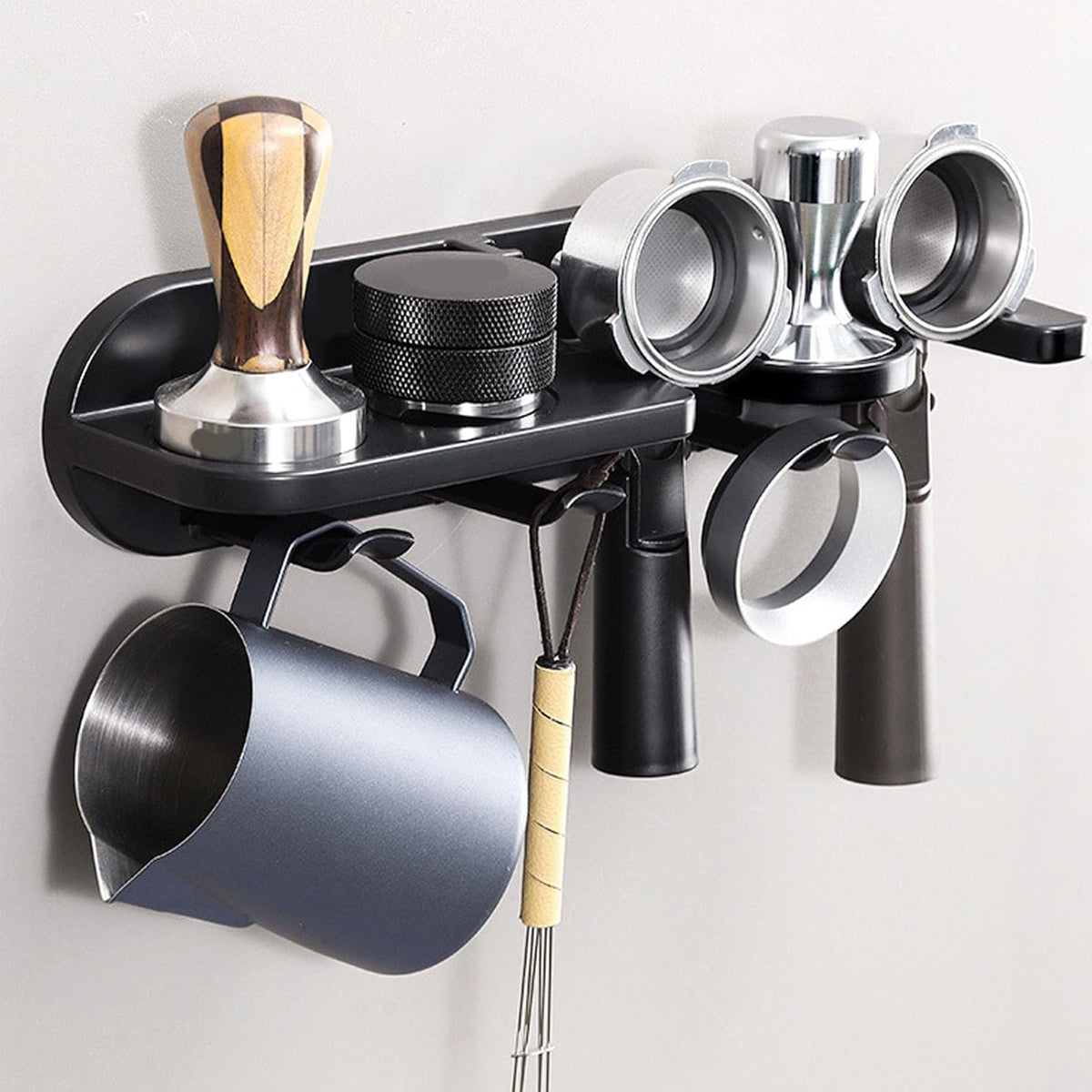 Wall Portafilter Holder Three Sizes Rack | StorageOZ
