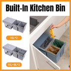 Pull Out Under Sink Sort Bins Two Layouts | StorageOZ