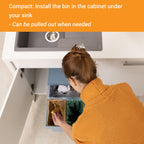 Pull Out Under Sink Sort Bins Two Layouts | StorageOZ