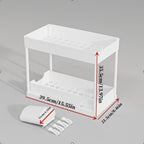 2 Tier Under Sink Pull Out Rack Two Colours | StorageOZ
