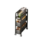 3 Tier Slim Pull Out Trolley Two Colours | StorageOZ