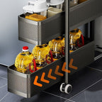 3 Tier Slim Pull Out Trolley Two Colours | StorageOZ
