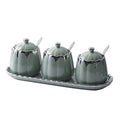 7 Pcs Spice Jars Two Tones Organiser Set | StorageOZ