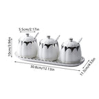 7 Pcs Spice Jars Two Tones Organiser Set | StorageOZ