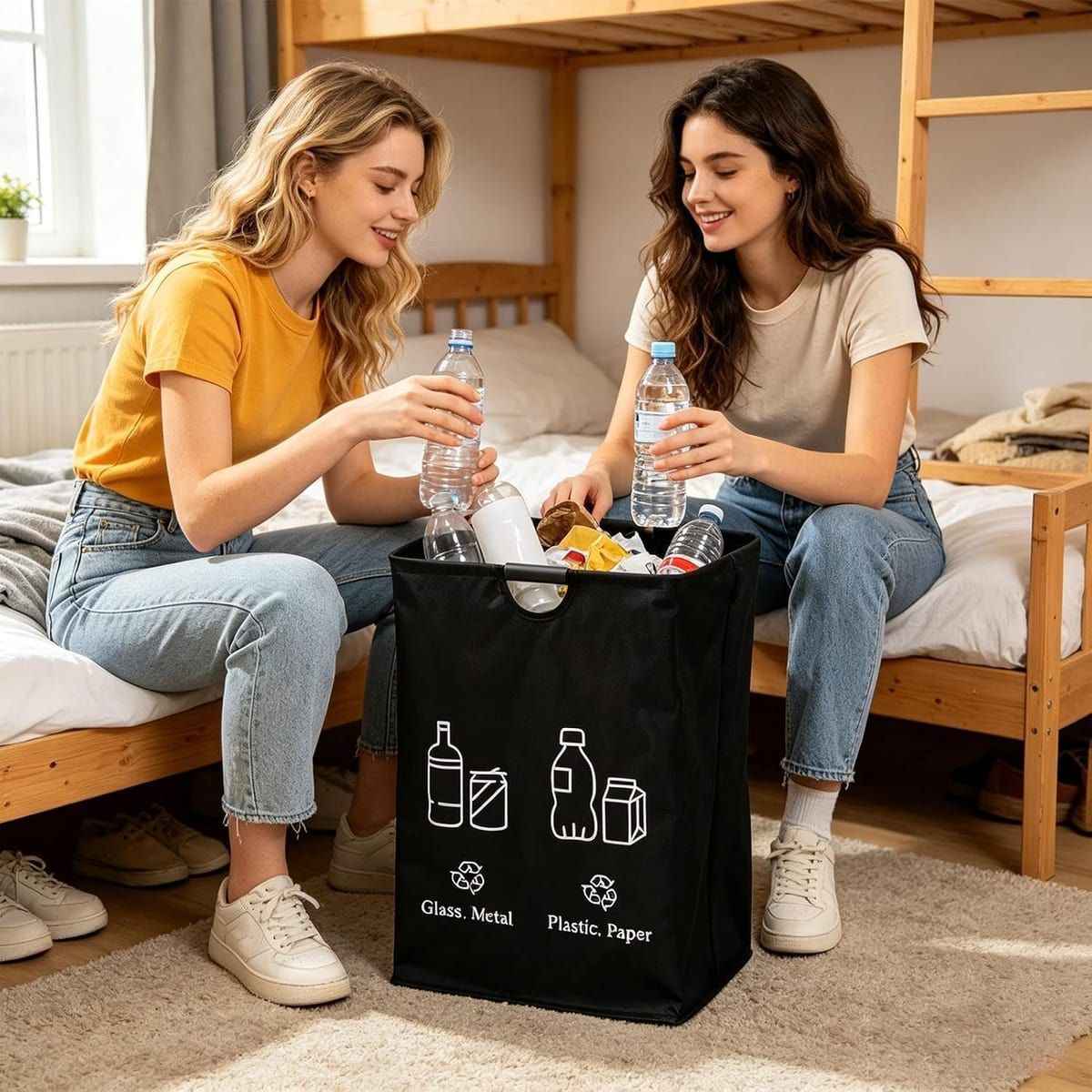 Home Recycle Bin Storage Basket Organiser | StorageOZ