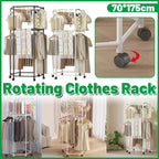 Rotating Floor Clothes Rack Two Colours Set | StorageOZ