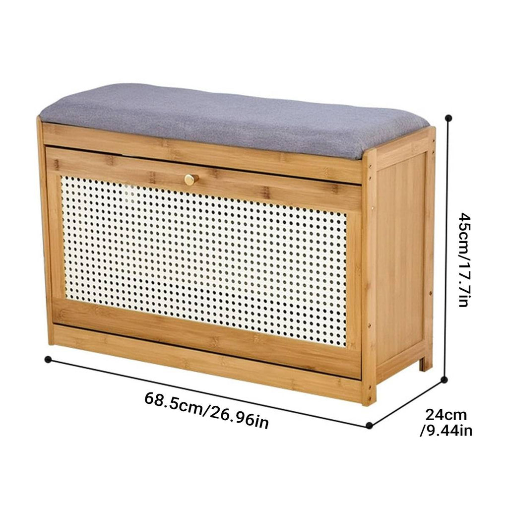 Shoe Changing Bench Storage Seat Organiser | StorageOZ