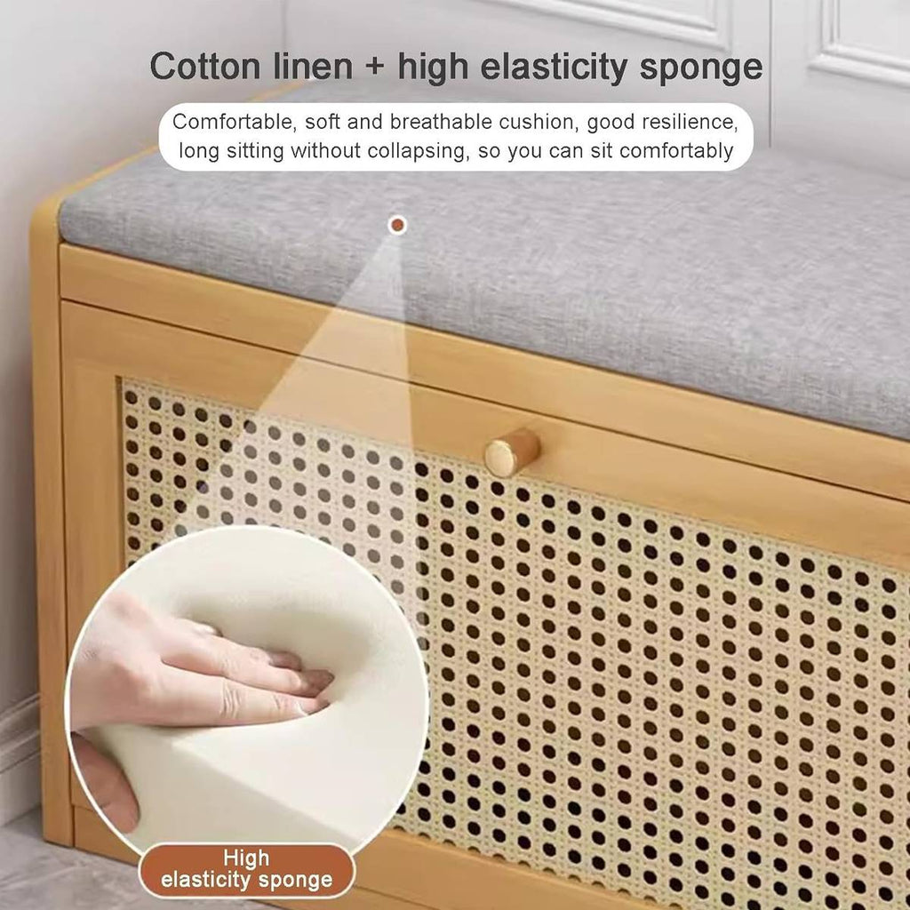 Shoe Changing Bench Storage Seat Organiser | StorageOZ