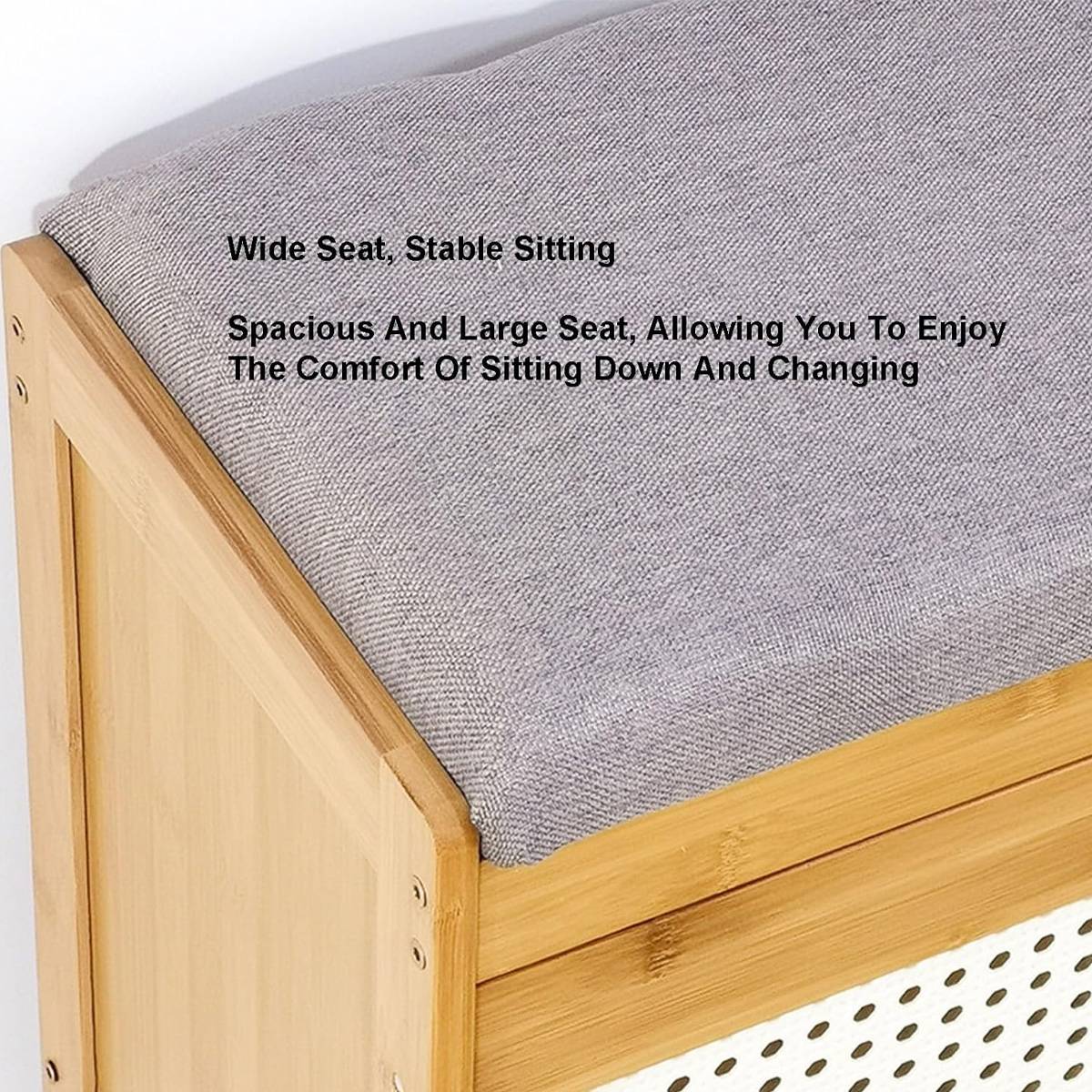 Shoe Changing Bench Storage Seat Organiser | StorageOZ