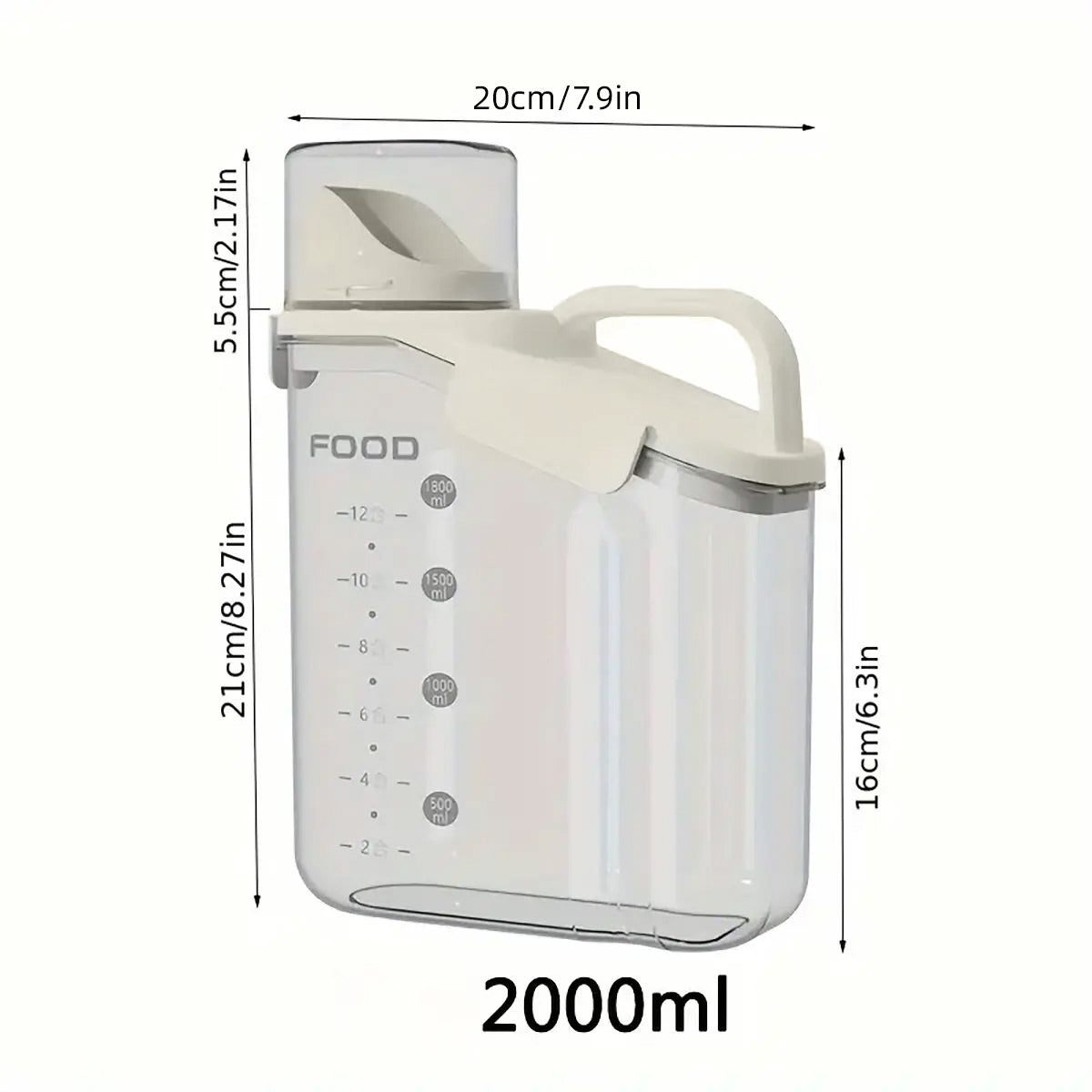 Sealed Jars Two Sizes Kitchen Organiser Set | StorageOZ