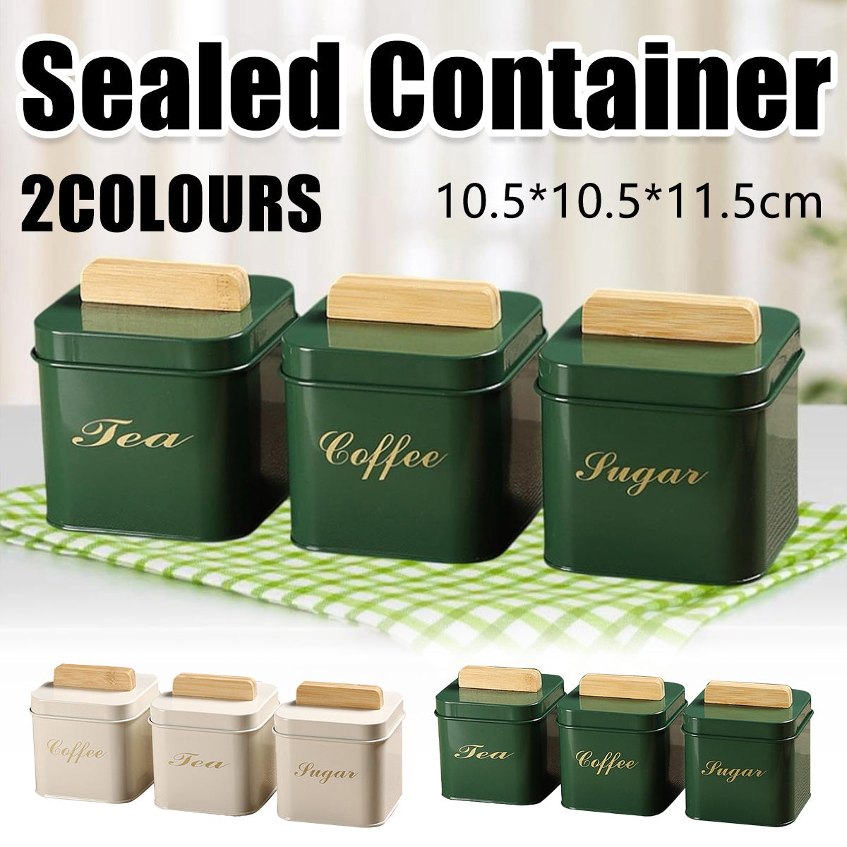Canister Sets Two Colours Kitchen Organiser | StorageOZ