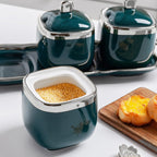 7 Pcs Spice Jars Two Colours Organiser Set | StorageOZ