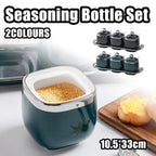 7 Pcs Spice Jars Two Colours Organiser Set | StorageOZ